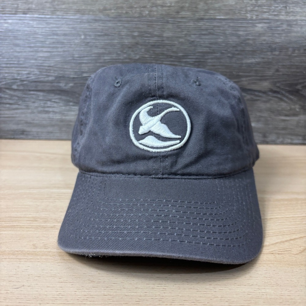 Gander Mountain Hat Cap Strap Gray Hunting Outdoors Adjustable